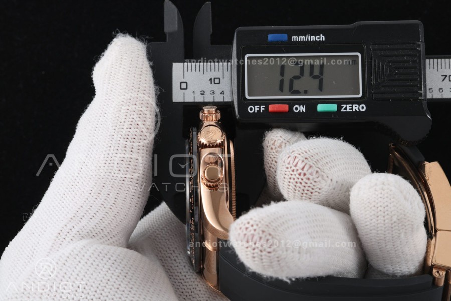 Daytona 116518 Gain Weight V11 QF 1:1 Best Edition Brown Dial Numeral Maker On Oysterflex Strap SH4130