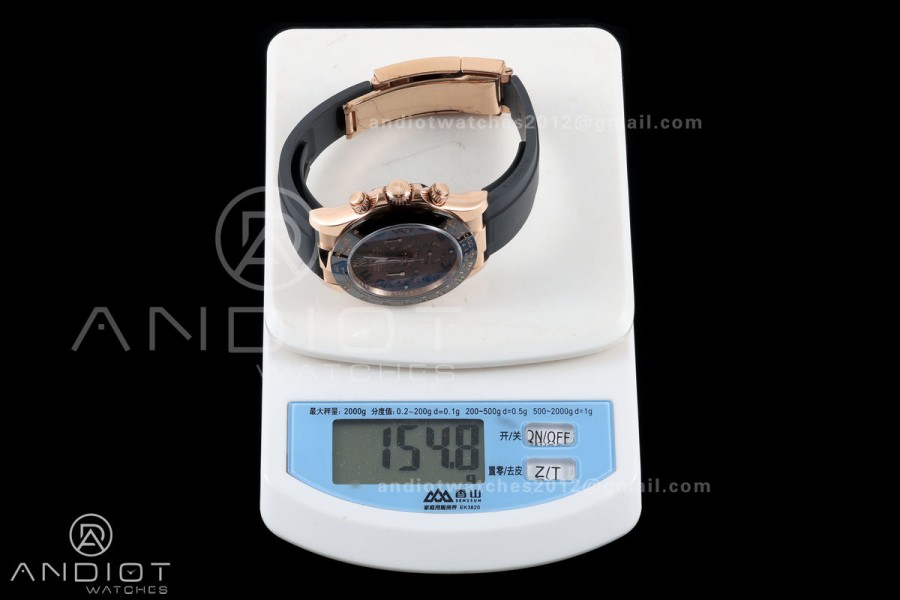 Daytona 116518 Gain Weight V11 QF 1:1 Best Edition Brown Dial Numeral Maker On Oysterflex Strap SH4130