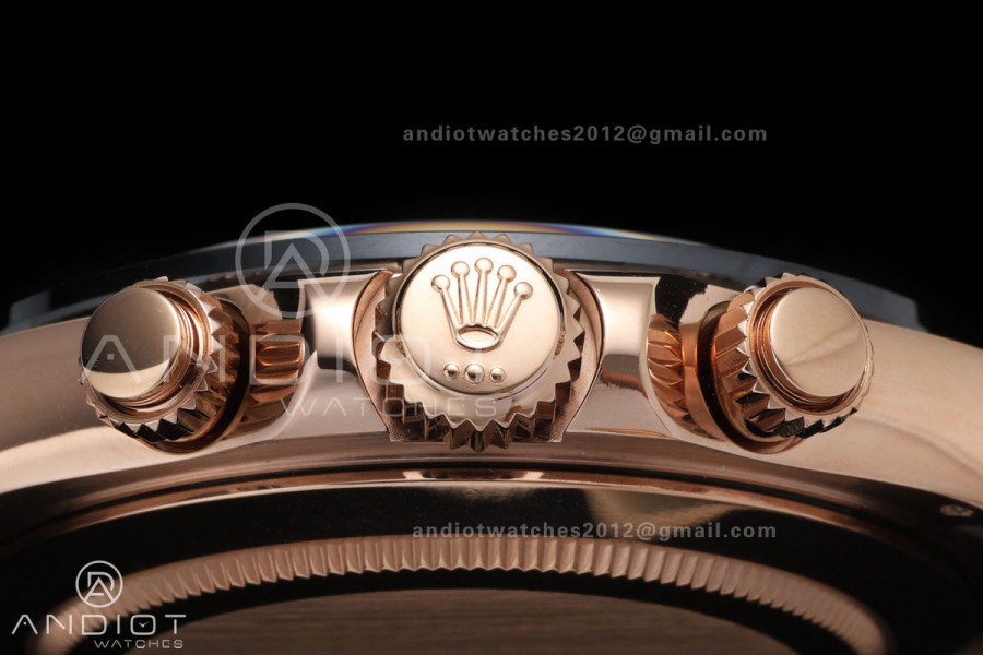 Daytona 116518 Gain Weight V11 QF 1:1 Best Edition Brown Dial Numeral Maker On Oysterflex Strap SH4130