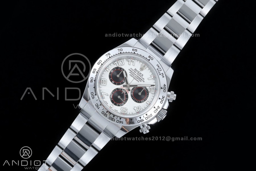 Daytona 116509 Gain Weight QF 1:1 Best Edition White Dial Numeral Marker On SS Bracelet SH4130