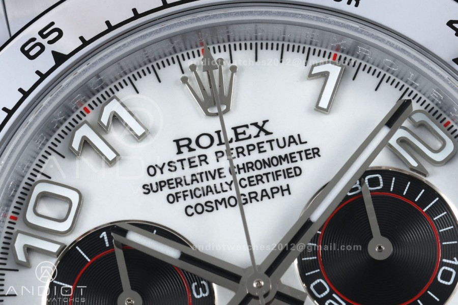 Daytona 116509 Gain Weight QF 1:1 Best Edition White Dial Numeral Marker On SS Bracelet SH4130