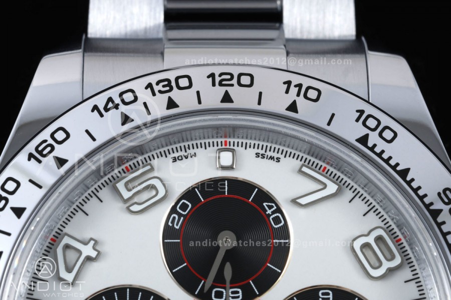 Daytona 116509 Gain Weight QF 1:1 Best Edition White Dial Numeral Marker On SS Bracelet SH4130