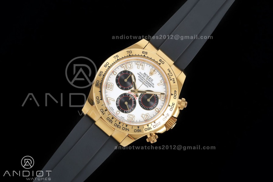 Daytona 116518 Gain Weight V11 QF 1:1 Best Edition White Dial Numeral Maker On Oysterflex Strap SH4130