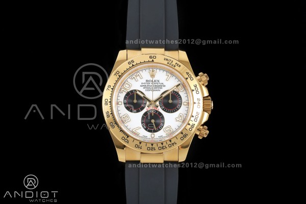 Daytona 116518 Gain Weight V11 QF 1:1 Best Edition White Dial Numeral Maker On Oysterflex Strap SH4130