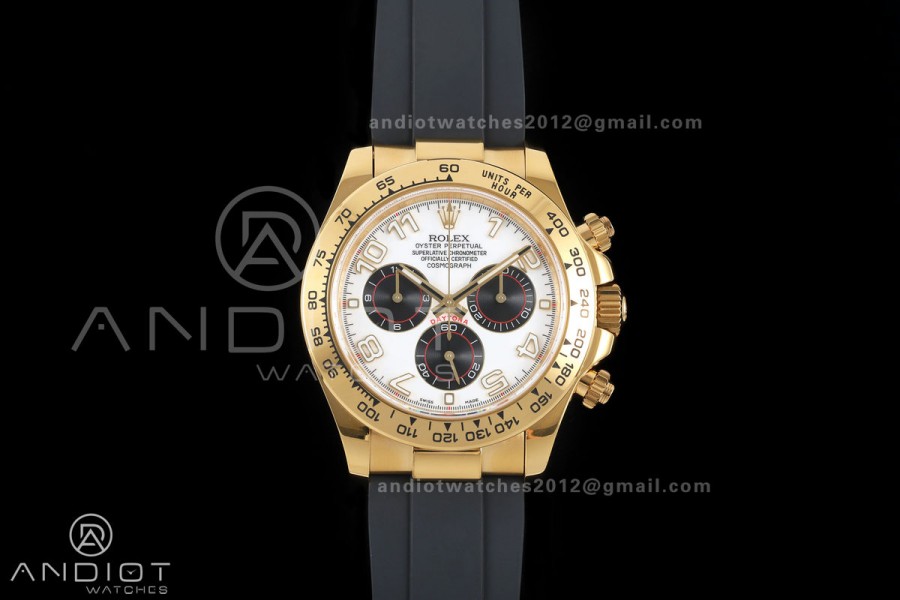 Daytona 116518 Gain Weight V11 QF 1:1 Best Edition White Dial Numeral Maker On Oysterflex Strap SH4130