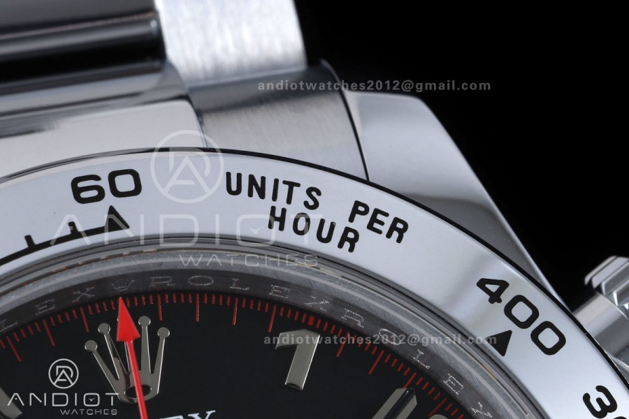 Daytona 116509 Gain Weight QF 1:1 Best Edition Black Dial Numeral Marker On SS Bracelet SH4130