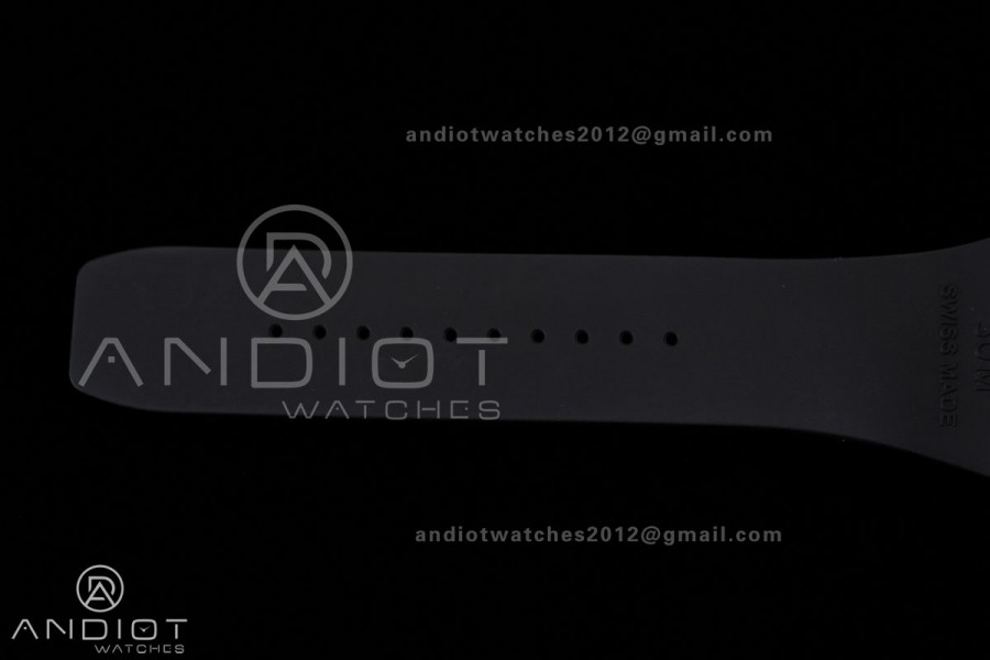 RM67-01 Real Titanium 1:1 Best Edition Skeleton Dial On Black Rubber Strap CRMA7 Clone