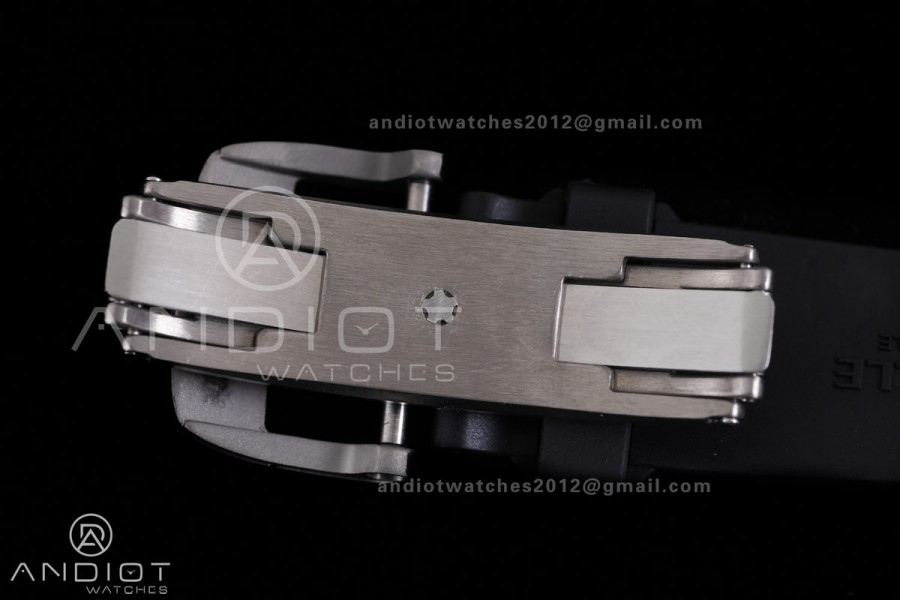 RM67-01 Real Titanium 1:1 Best Edition Skeleton Dial On Black Rubber Strap CRMA7 Clone