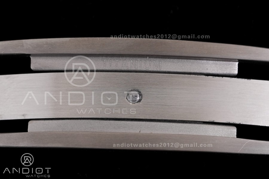 RM67-01 Real Titanium 1:1 Best Edition Skeleton Dial On Black Rubber Strap CRMA7 Clone