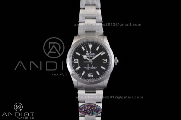 Explorer 36 124270 904L Steel VF 1:1 Best Edition on SS Bracelet DD3230