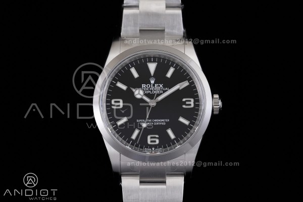 Explorer 36 124270 904L Steel VF 1:1 Best Edition on SS Bracelet DD3230