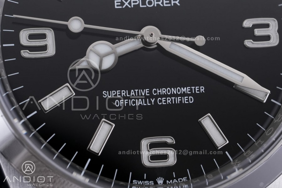 Explorer 36 124270 904L Steel VF 1:1 Best Edition on SS Bracelet DD3230
