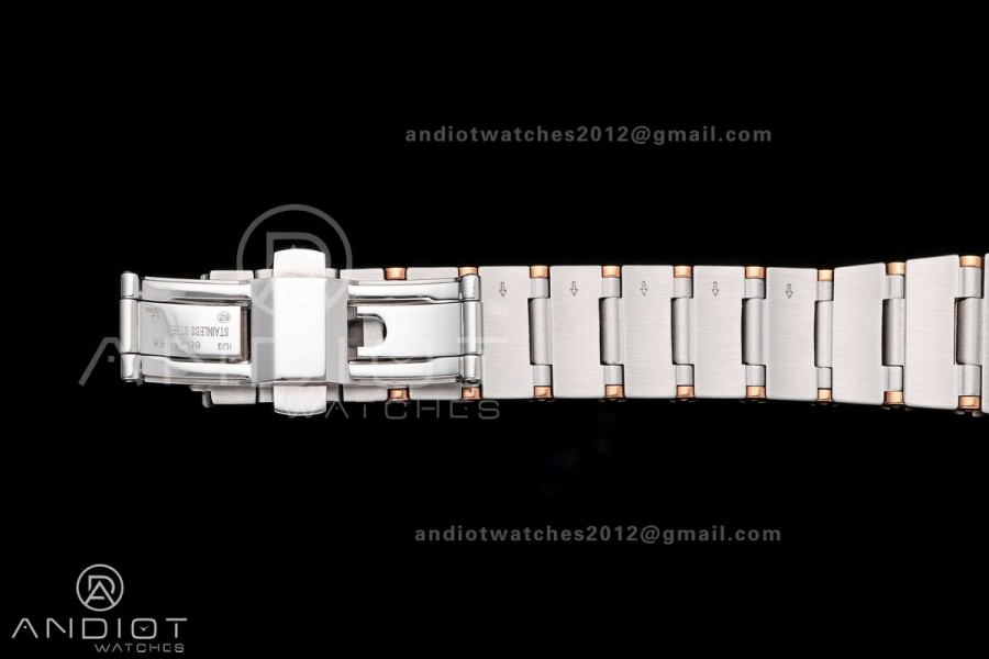 Constellation 28mm SS/RG 8848F 1:1 Best Edition White MOP Dial Diamonds Bezel on SS/RG Bracelet ETA Quartz
