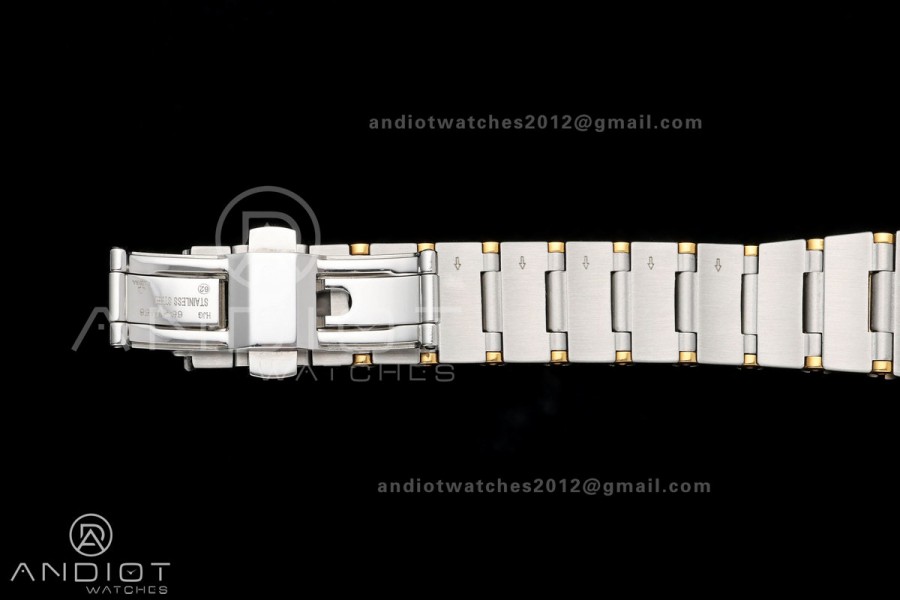 Constellation 28mm SS/YG 8848F 1:1 Best Edition White MOP Stick Dial on SS/YG Bracelet ETA Quartz