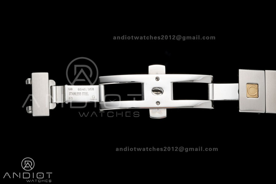 Constellation 28mm SS/YG 8848F 1:1 Best Edition White MOP Diamonds Dial on SS/YG Bracelet ETA Quartz