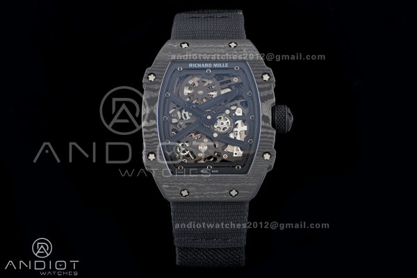 AVF RM67-02 NTPT All Black Skeleton Dial on Black ...