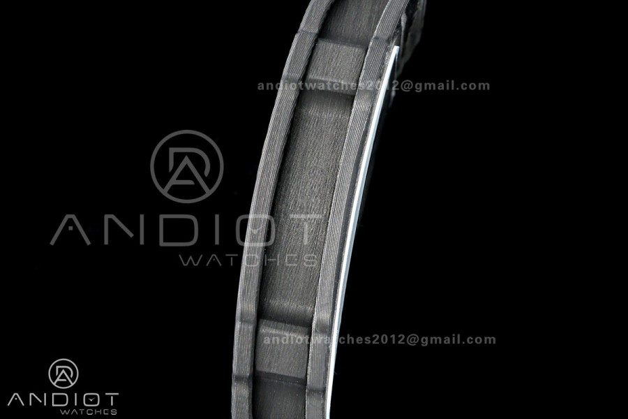 AVF RM67-02 NTPT All Black Skeleton Dial on Black Elastic strap CRMA7 Clone V2