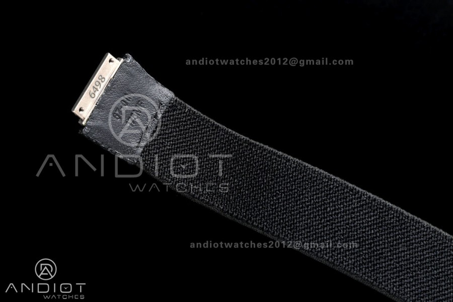 AVF RM67-02 NTPT All Black Skeleton Dial on Black Elastic strap CRMA7 Clone V2