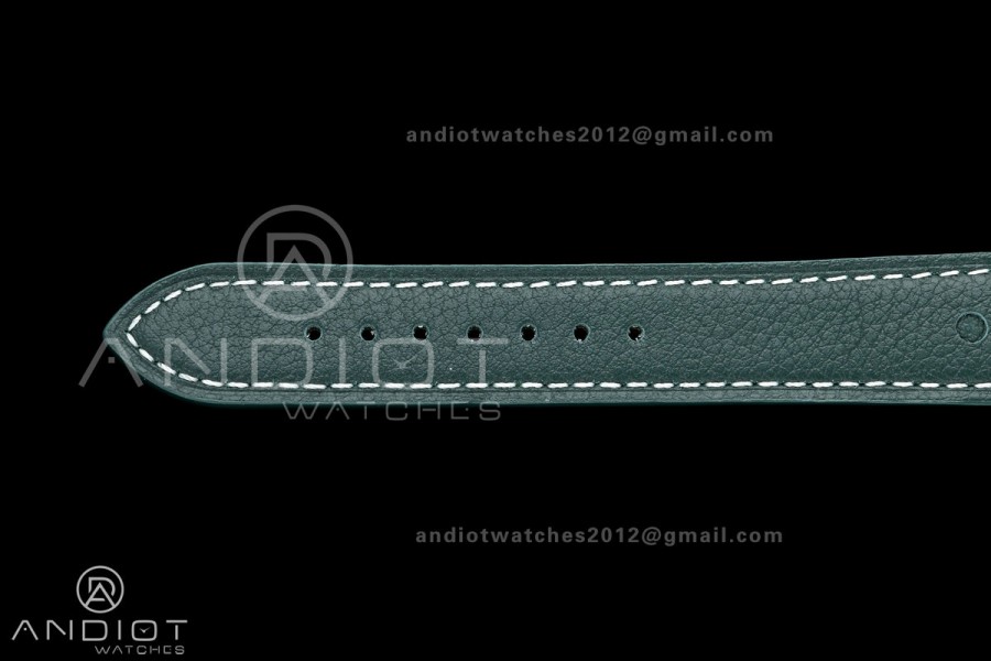 Top Time B01 Racing BLSF 1:1 Best Edition Green/White Dial on Green Leather Strap A7750