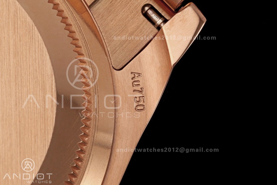 Daytona 126505 QF 1:1 Best Edition Black/RG Dial on RG Bracelet JH4131 (Free Sprung) 