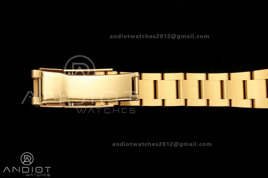 Daytona 126508 QF 1:1 Best Edition YG/Black Dial on YG Bracelet JH4131 (Free Sprung) V18