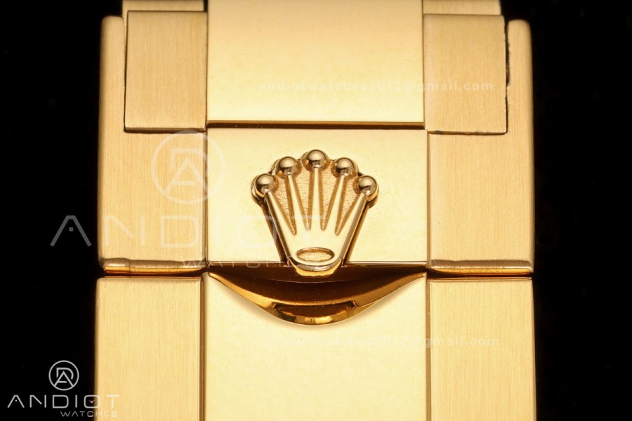 Daytona 126508 QF 1:1 Best Edition YG/Black Dial on YG Bracelet JH4131 (Free Sprung) V18