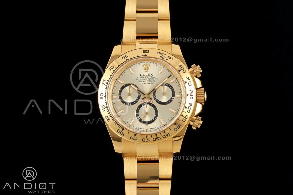 Daytona 126508 QF 1:1 Best Edition YG Dial on YG Bracelet JH4131 (Free Sprung) V18