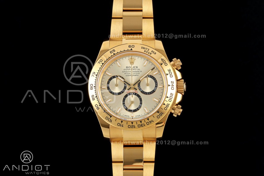 Daytona 126508 QF 1:1 Best Edition YG Dial on YG Bracelet JH4131 (Free Sprung) V18