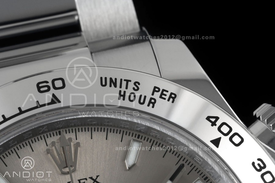 Daytona 126509 QF 1:1 Best Edition Gray/Black Dial on SS Bracelet JH4131 (Free Sprung) V18