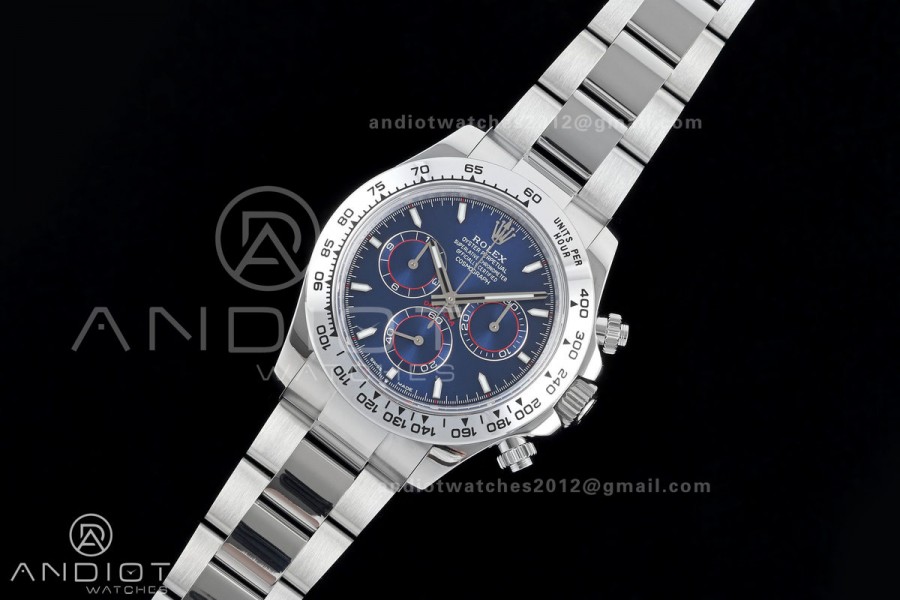Daytona 126509 QF 1:1 Best Edition Blue Dial on SS Bracelet JH4131 (Free Sprung) V18
