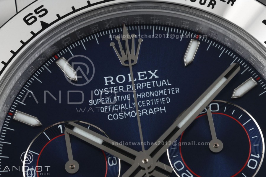 Daytona 126509 QF 1:1 Best Edition Blue Dial on SS Bracelet JH4131 (Free Sprung) V18