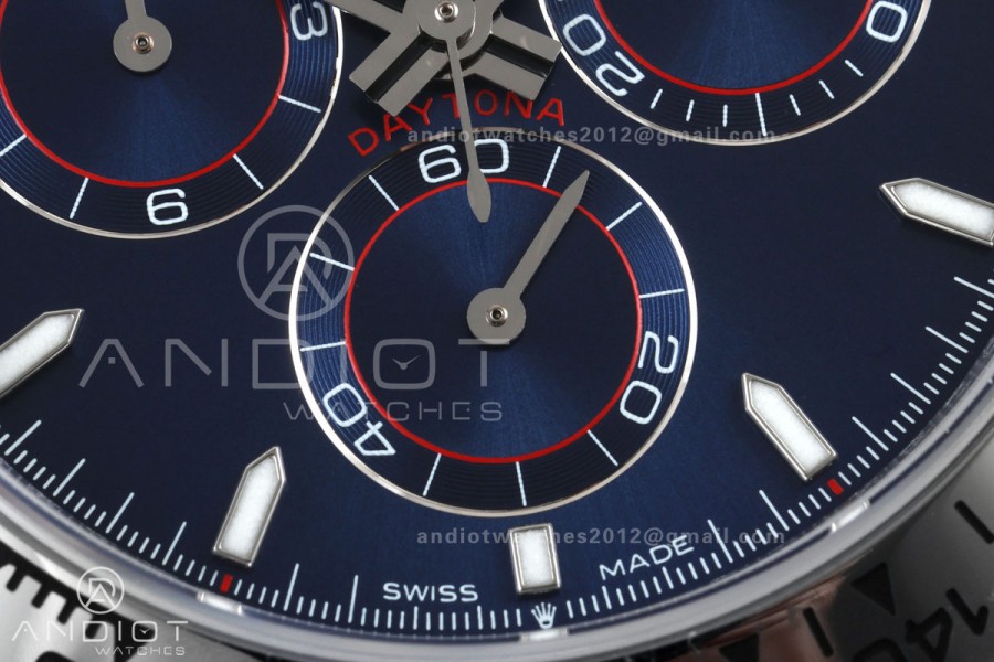 Daytona 126509 QF 1:1 Best Edition Blue Dial on SS Bracelet JH4131 (Free Sprung) V18