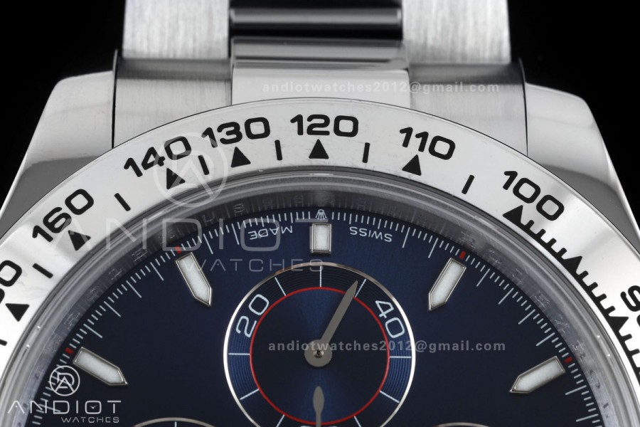 Daytona 126509 QF 1:1 Best Edition Blue Dial on SS Bracelet JH4131 (Free Sprung) V18