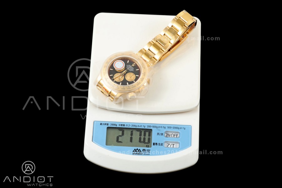 Daytona 126509 QF 1:1 Best Edition Black/Silver Dial on SS Bracelet JH4131 (Free Sprung) V18