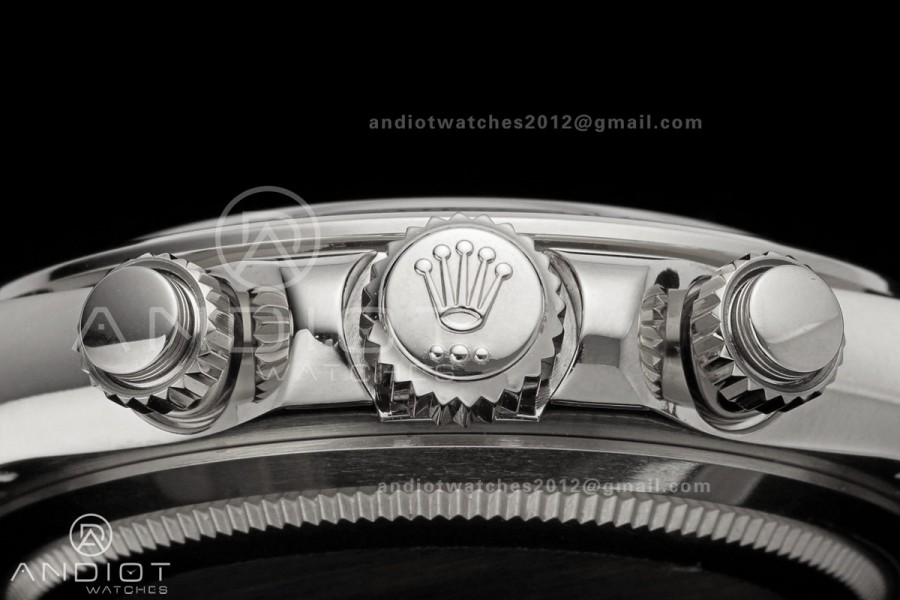 Daytona 126509 QF 1:1 Best Edition Black/Silver Diamonds Dial on SS Bracelet JH4131 (Free Sprung) V18