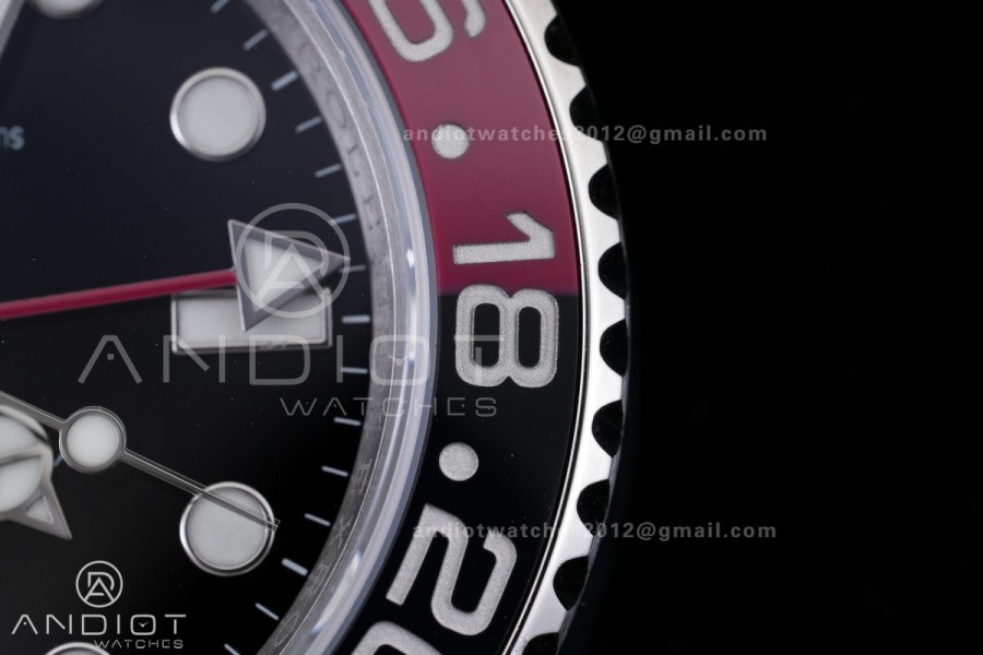 GMT-Master II 126710 Black/Red Ceramic ARF Pepsi Best Edition on Jubilee Bracelet DD3285 V3