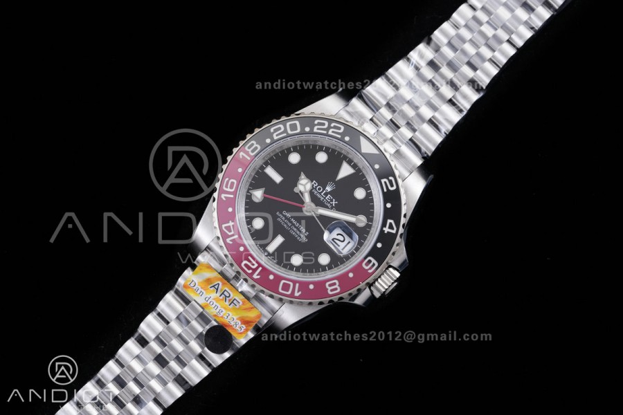 GMT-Master II 126710 Black/Red Ceramic ARF Pepsi Best Edition on Jubilee Bracelet DD3285 V3
