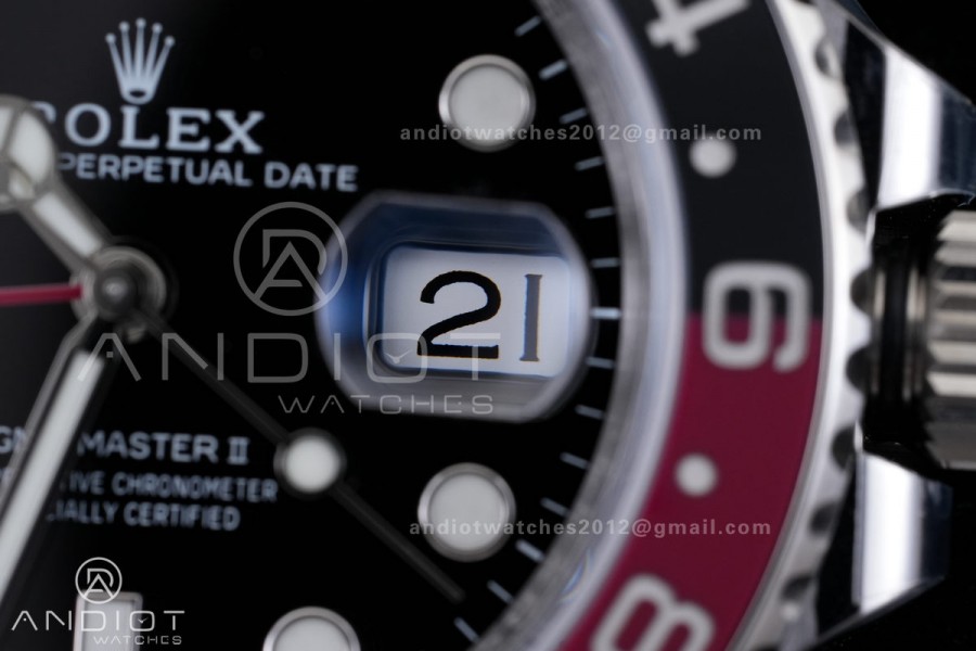 GMT-Master II 126710 Black/Red Ceramic ARF Pepsi Best Edition on Jubilee Bracelet DD3285 V3