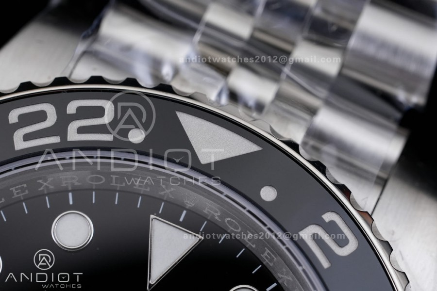 GMT-Master II 126710 Black/Red Ceramic ARF Pepsi Best Edition on Jubilee Bracelet DD3285 V3