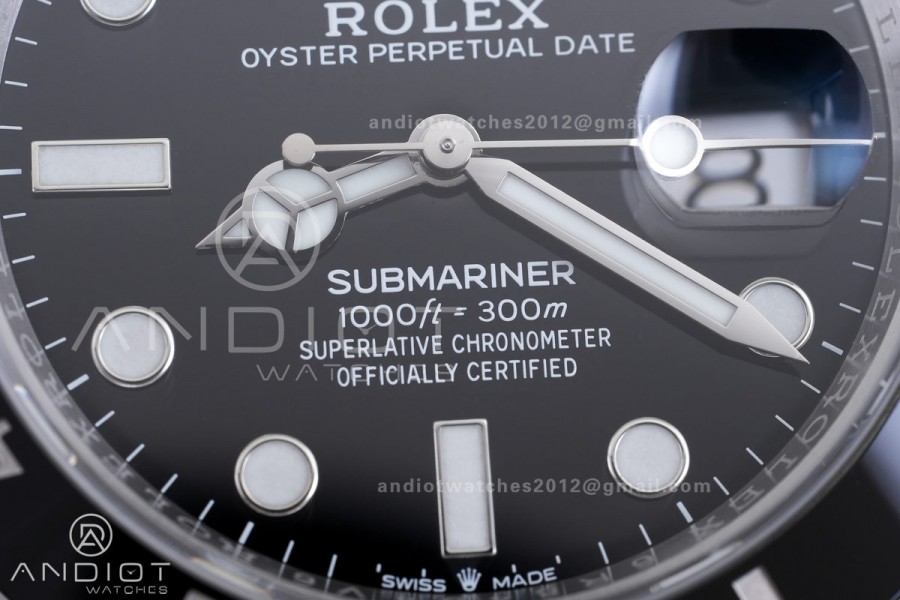 Submariner 41mm 126610LN 904L SS ARF 1:1 Best Edition Black Dial On 904L SS Bracelet  DD3235