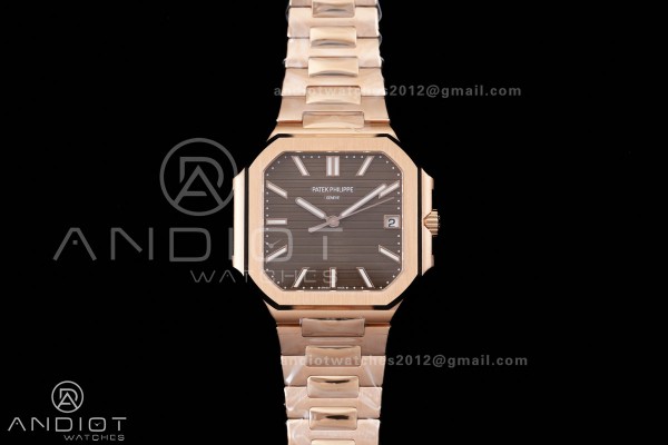 Cubitus 7128/1R RG BBF 1:1 Best Edition Brown Dial On RG Bracelet Super Clone DD330