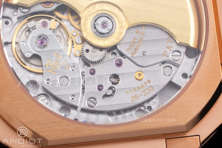 Cubitus 7128/1R RG BBF 1:1 Best Edition Brown Dial On RG Bracelet Super Clone DD330