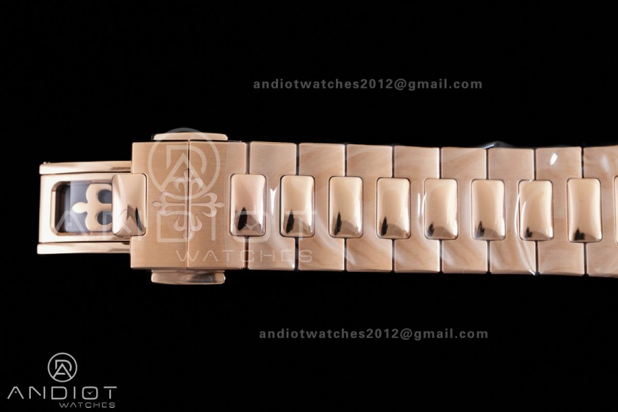 Cubitus 7128/1R RG BBF 1:1 Best Edition Brown Dial On RG Bracelet Super Clone DD330