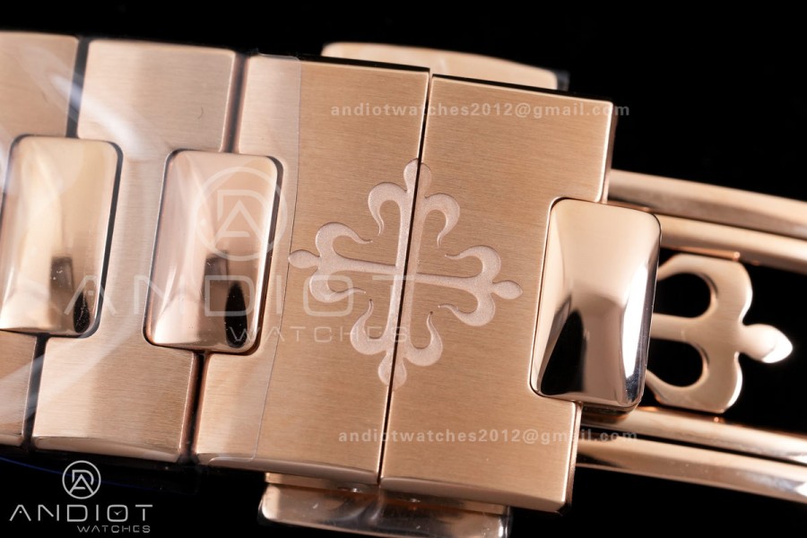 Cubitus 7128/1R RG BBF 1:1 Best Edition Brown Dial On RG Bracelet Super Clone DD330