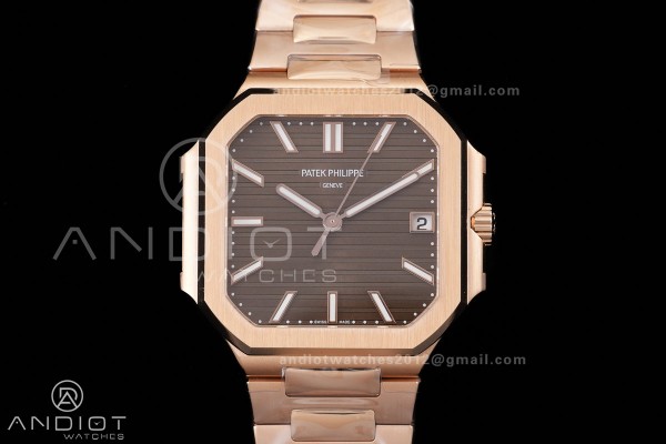 Cubitus 7128/1R RG BBF 1:1 Best Edition Brown Dial On RG Bracelet Super Clone DD330