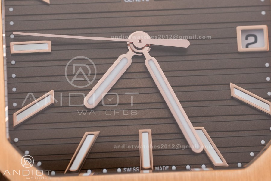 Cubitus 7128/1R RG BBF 1:1 Best Edition Brown Dial On RG Bracelet Super Clone DD330