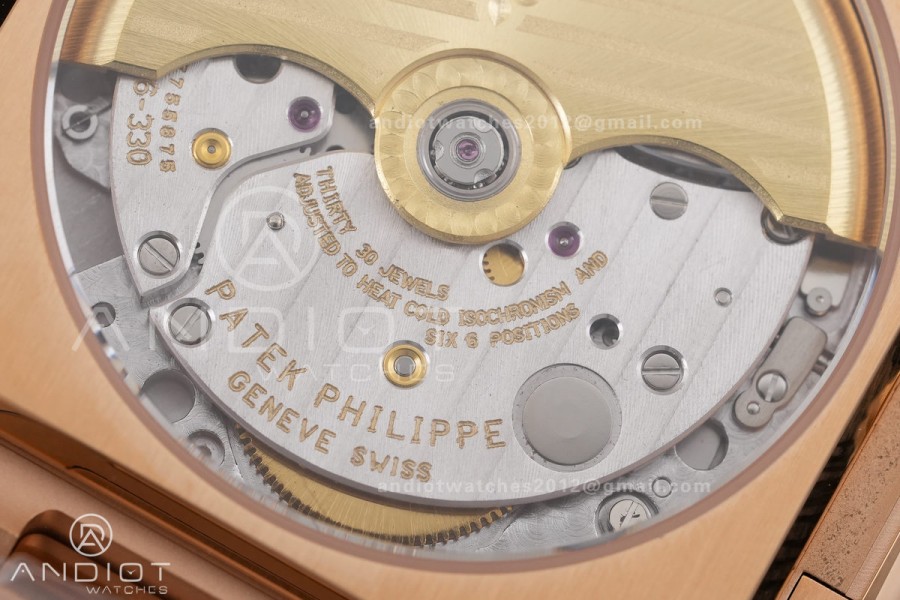 Cubitus 7128/1R RG BBF 1:1 Best Edition Brown Dial On RG Bracelet Super Clone DD330