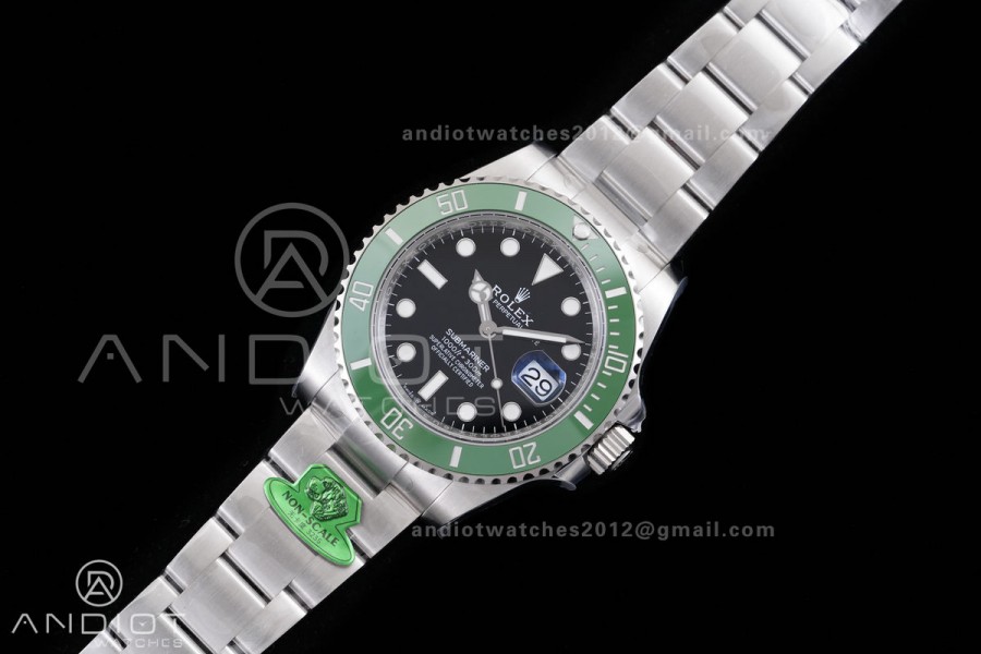 Submariner 41mm 126610LV Green Ceramic 904L Steel GOLD 1:1 Best Edition JH3235 (Free Sprung)