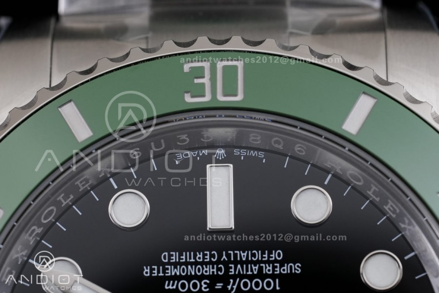 Submariner 41mm 126610LV Green Ceramic 904L Steel GOLD 1:1 Best Edition JH3235 (Free Sprung)