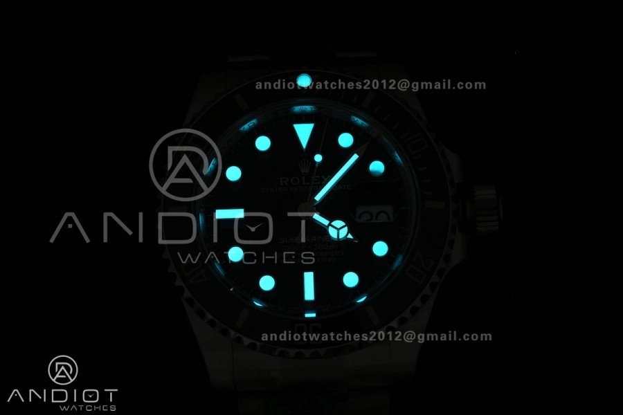 Submariner 41mm 126610 LN Black Ceramic 904L Steel GOLD 1:1 Best Edition JH3235 (Free Sprung)